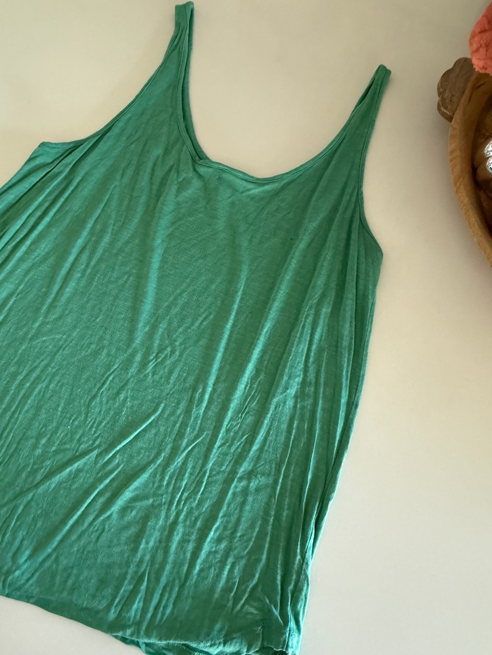 Women’s Flowy Scoop Neck Tank Top - Green